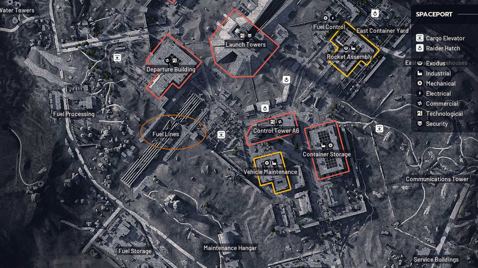 Spaceport Fuel Lines in ARC Raiders