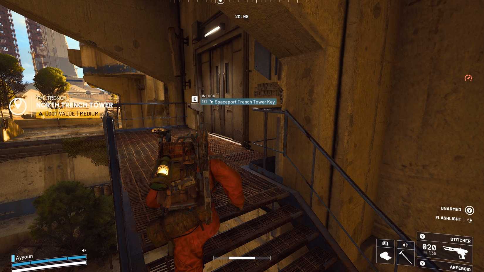 Spaceport North Trench in ARC Raiders