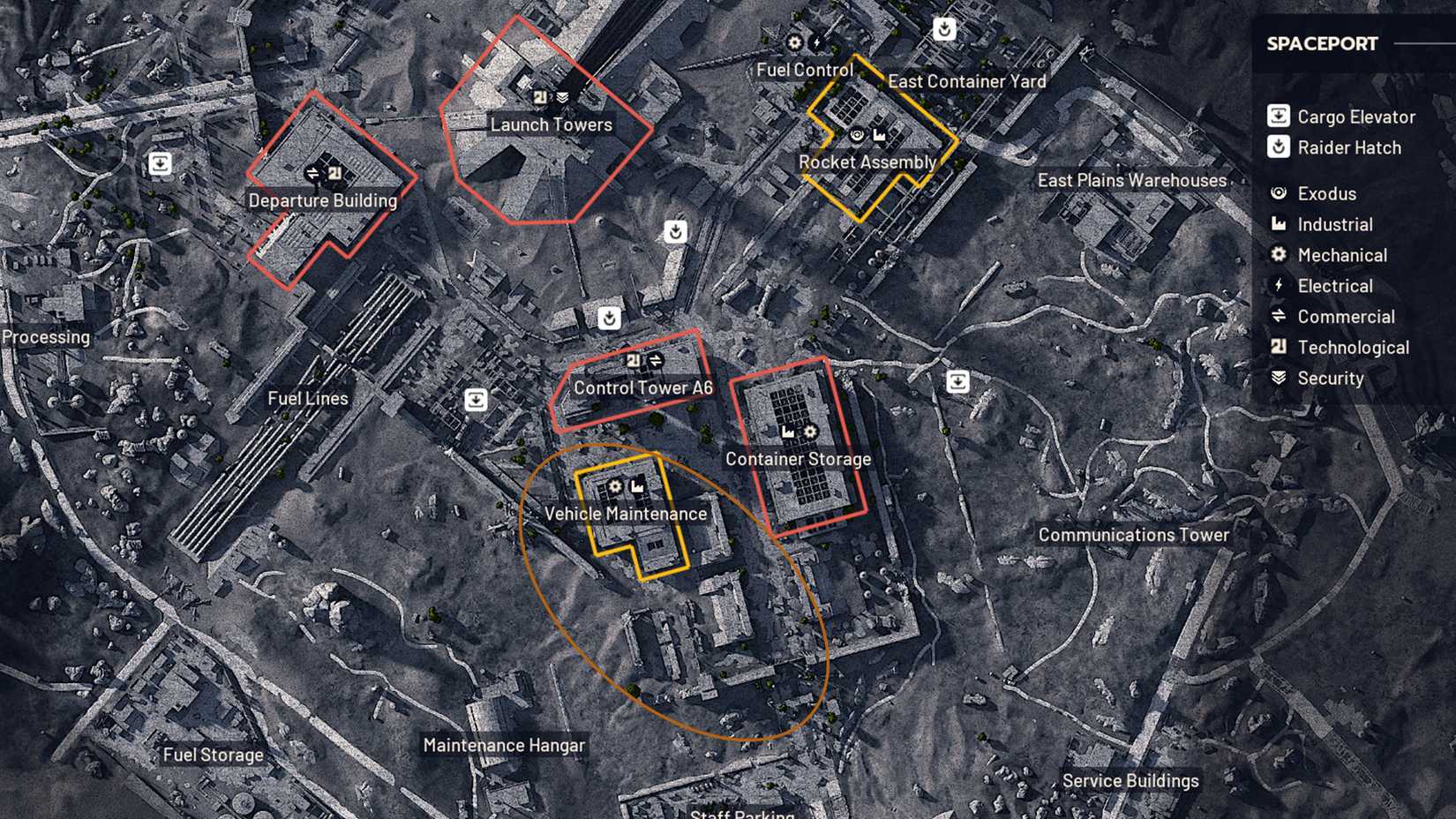 Spaceport Vehicle Maintenance in ARC Raiders