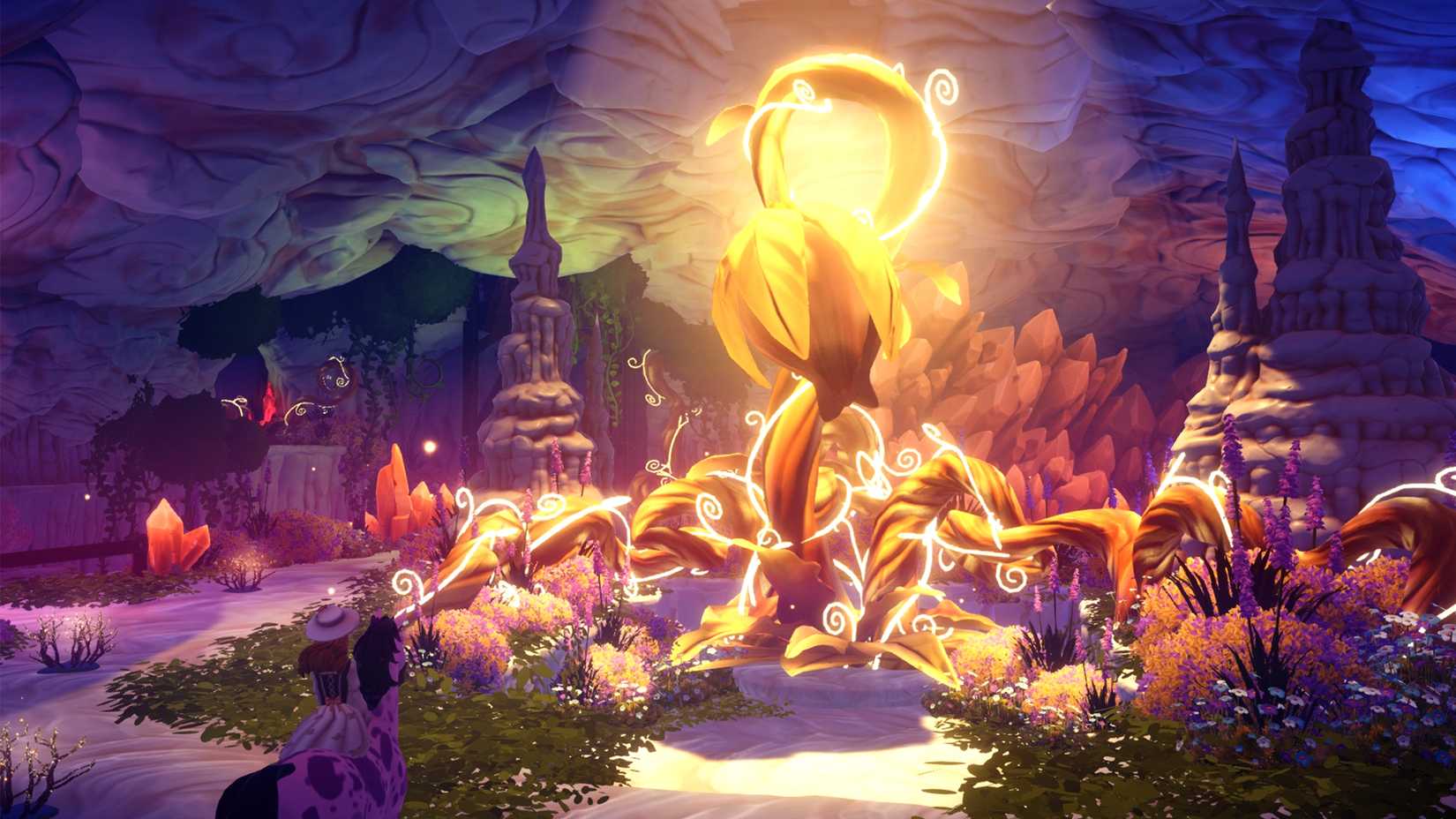 fale com esperança wishblossom em ddv disney dreamlight Valley