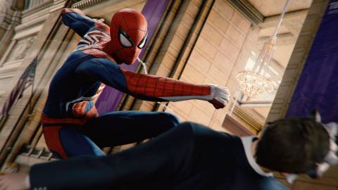 Spider-Man fighting some enemies - Marvel’s Spider-Man Remastered