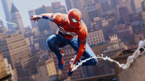 Spider-Man swinging around New York - Marvel’s Spider-Man Remastered