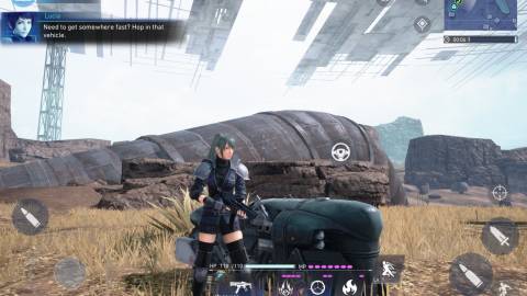 Standing by in Final Fantasy 7 The First Soldier