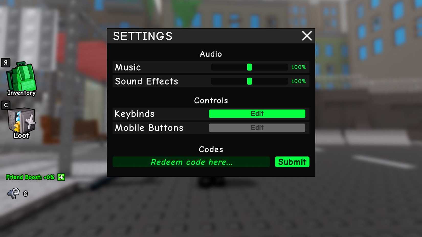 Sobreviva à Onda Z - a aba de códigos