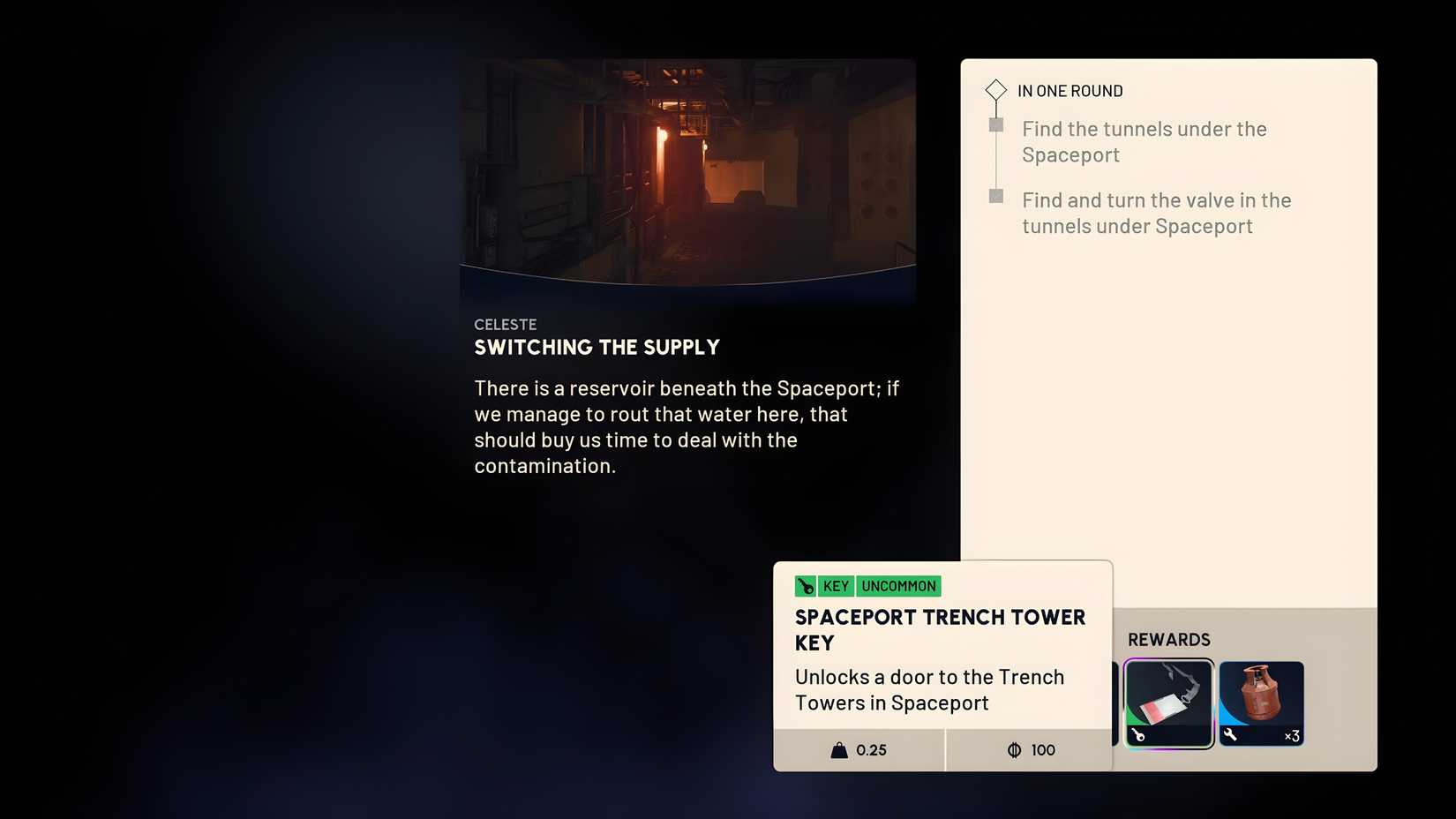 Switching the Supply Spaceport Trench Tower Key Reward in ARC Raiders