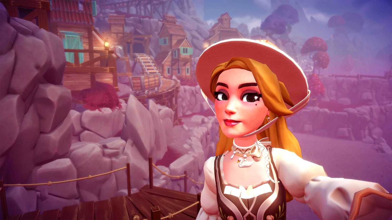 take picture of quarry mine tracks in ddv disney dreamlight valley