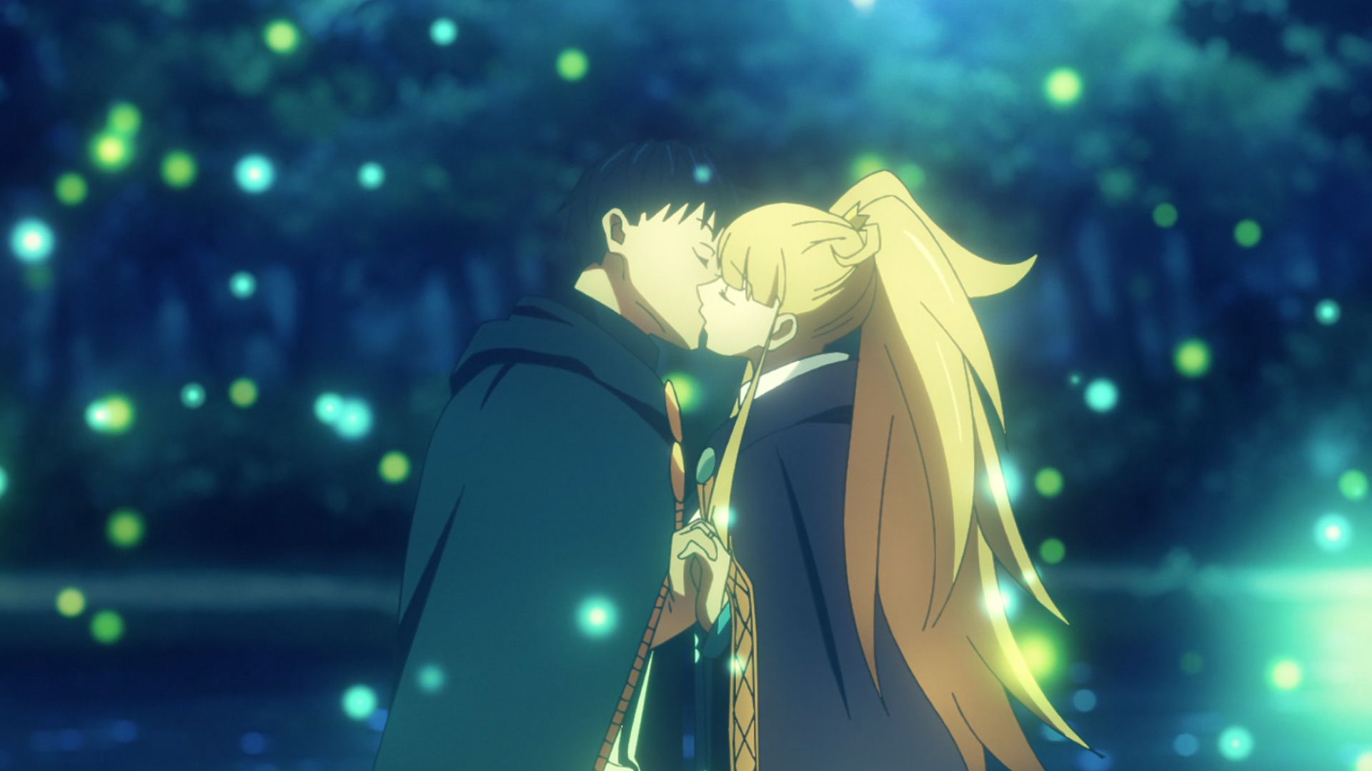 Tales of Wedding Rings Season 2 krystal and haruto kissing