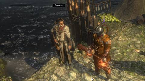 talking to faustus in path of exile