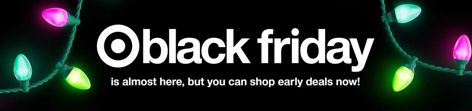 Target Black Friday Early Deals Banner
