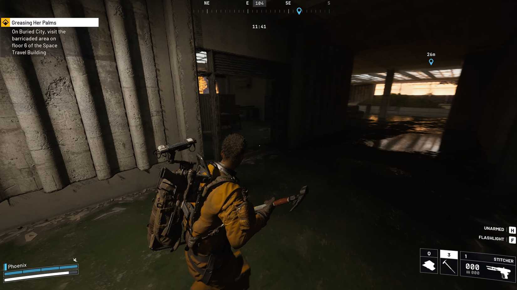 The Barricated area On Floor 6 of the Space Travel Building 3 in ARC Raiders