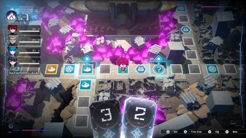 The dungeon map in The Hundred Line Last Defense Academy