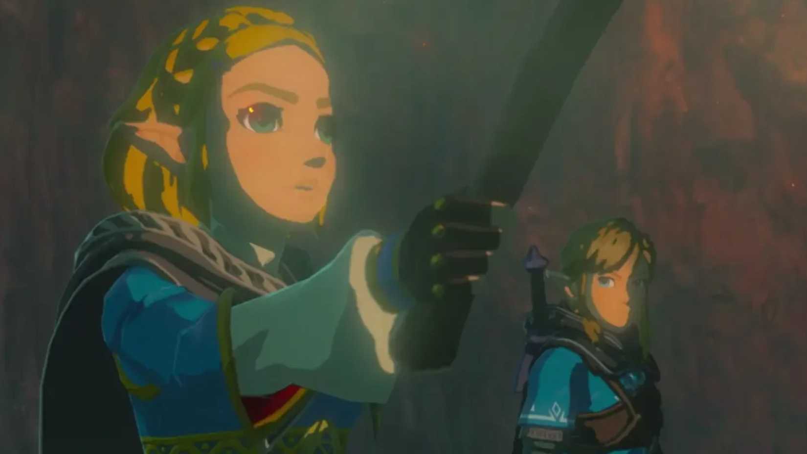 The Legend Of Zelda Tears Of The Kingdom Link A Zelda Approach A Threat 