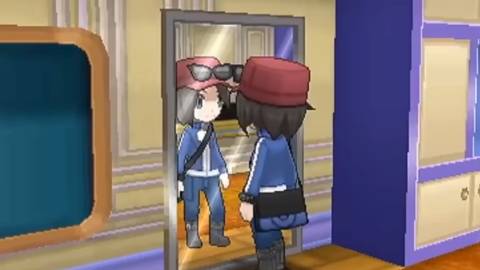 The male avatar at the beginning of the game - Pokemon X and Y
