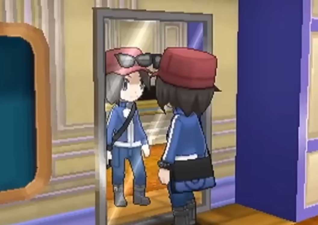 The male avatar at the beginning of the game - Pokemon X and Y