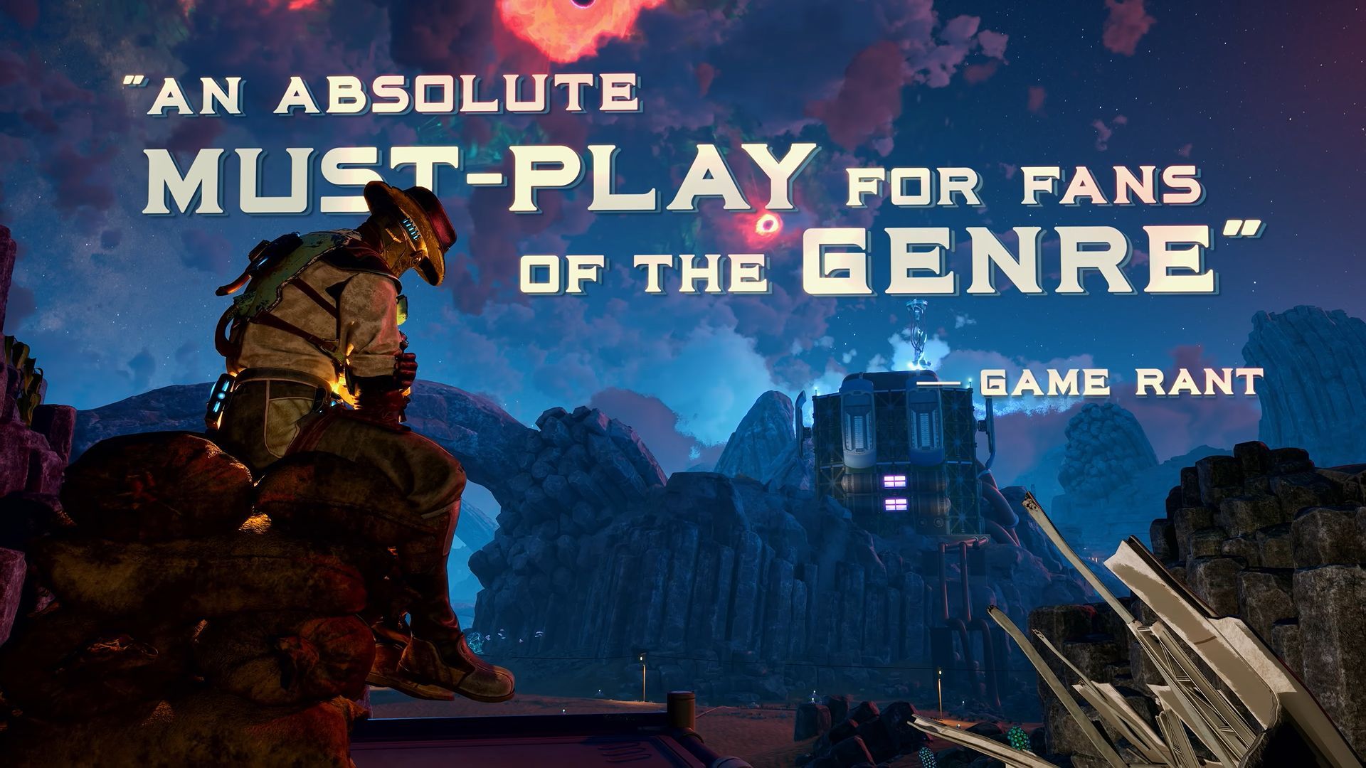 The Outer Worlds 2 accolades trailer quoting TheBestWarGames