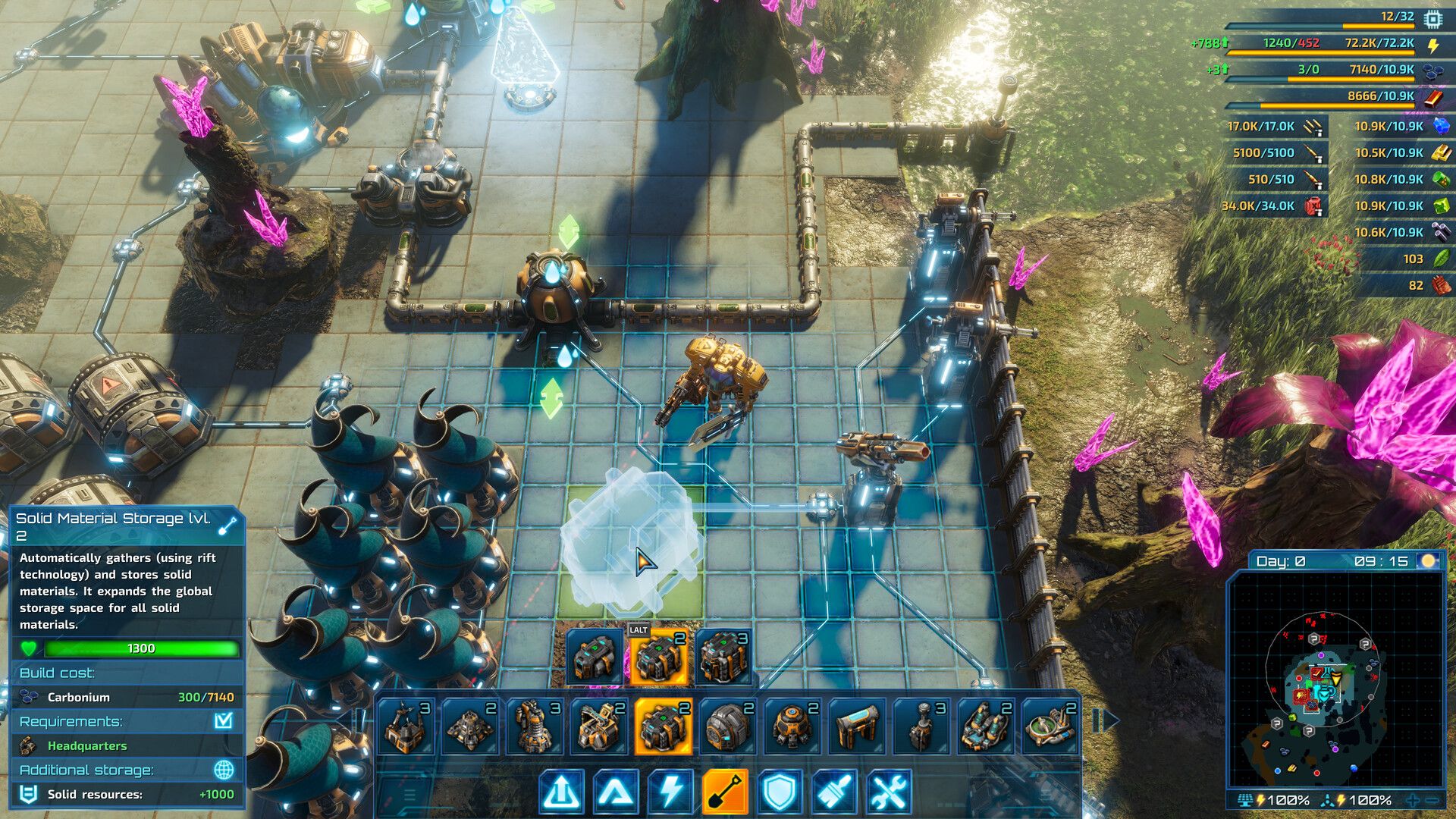 The Riftbreaker base building