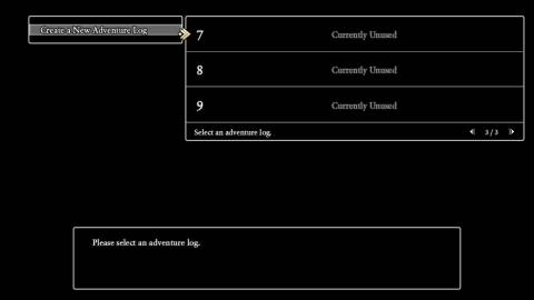 The save menu in Dragon Quest 2 Remake