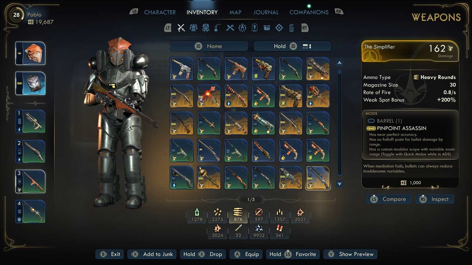 the simplifier outer worlds 2