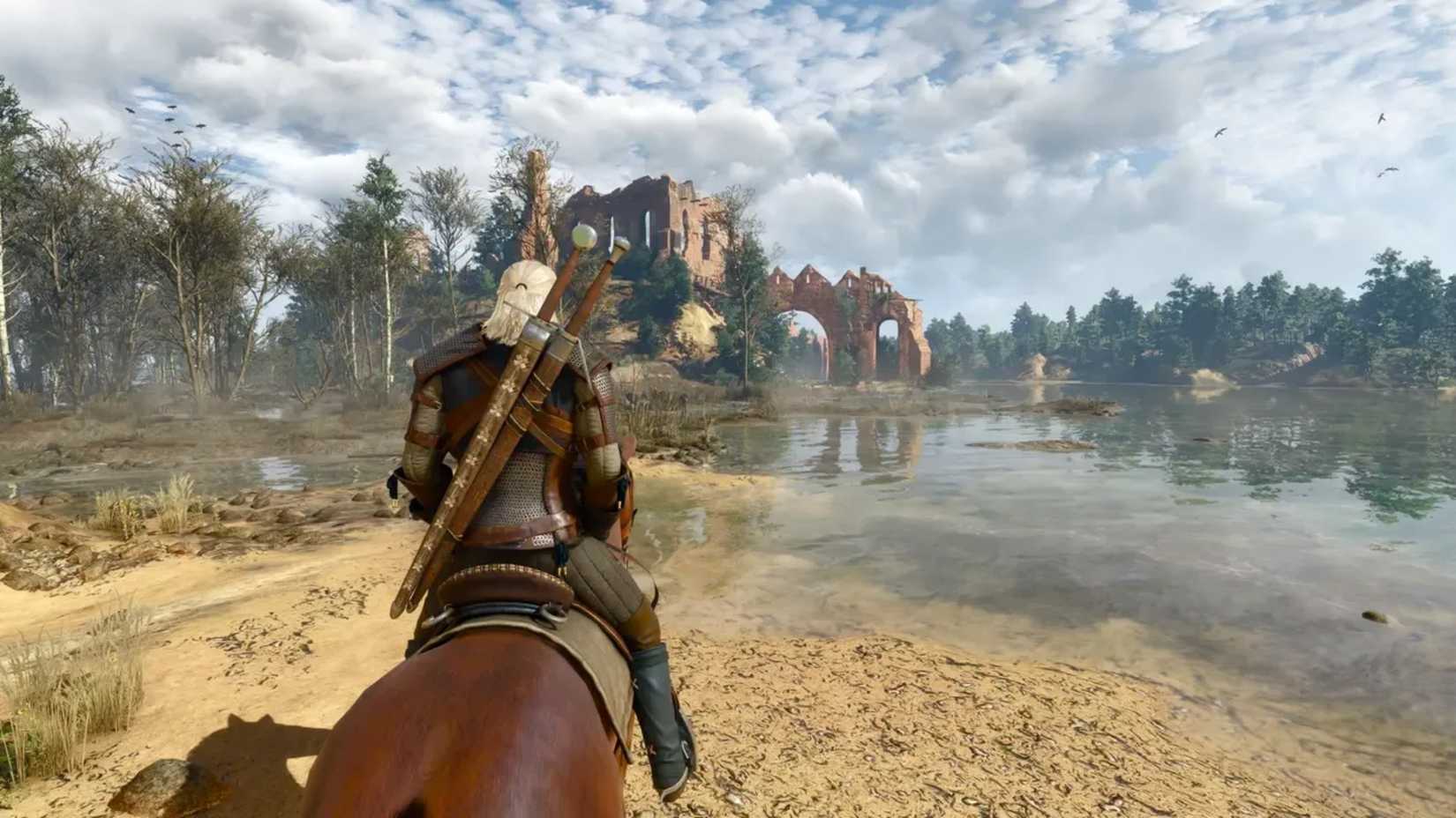 The Witcher 3 - Wild Hunt Geralt Riding Horse (1)