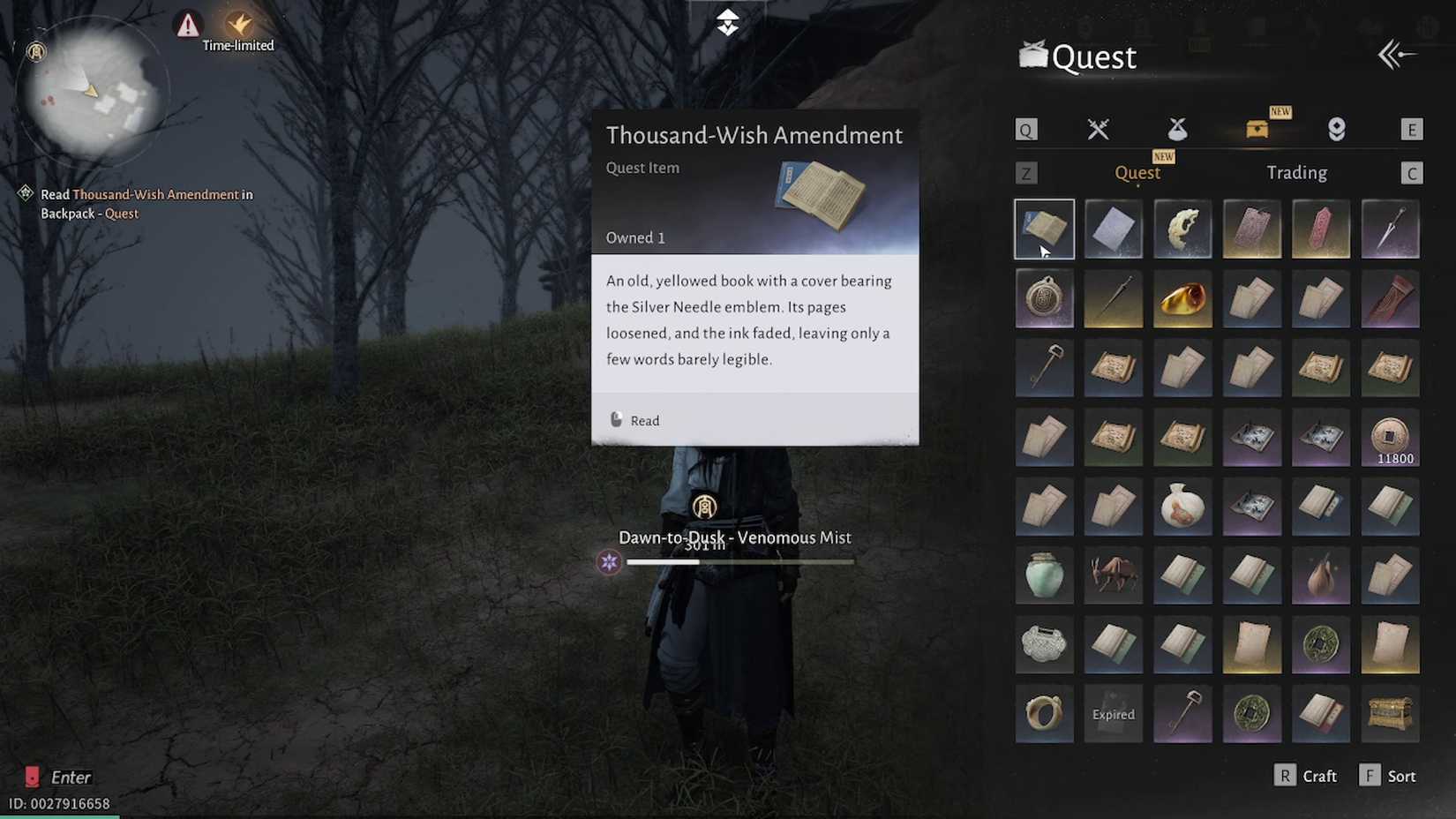 thousand wish amendment where winds meet