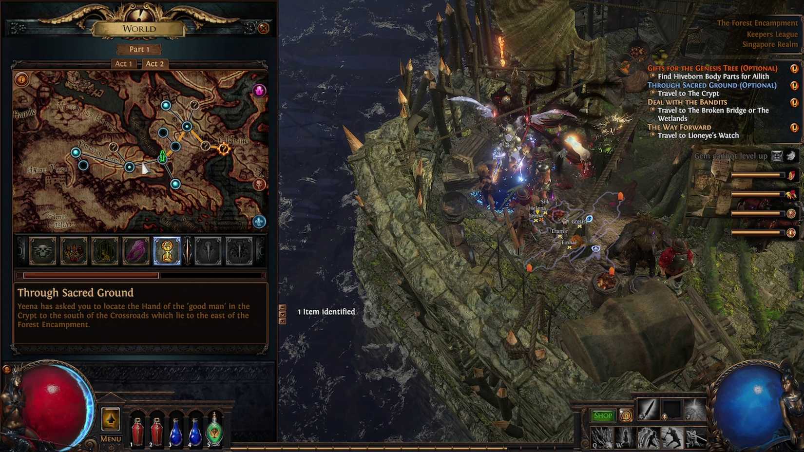 through sacred ground in path of exile