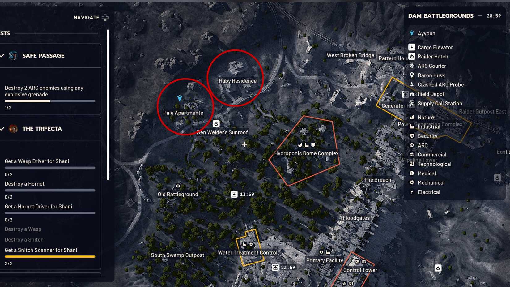 Localização da torradeira nos campos de batalha da represa dos Saqueadores ARC Torradeiras em ARC Raiders – Guia Completo | Dropraro