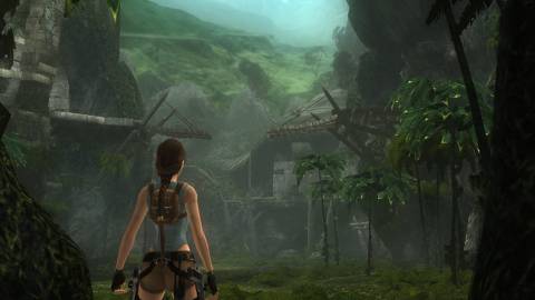 Tomb Raider Anniversary game lara croft in jungle