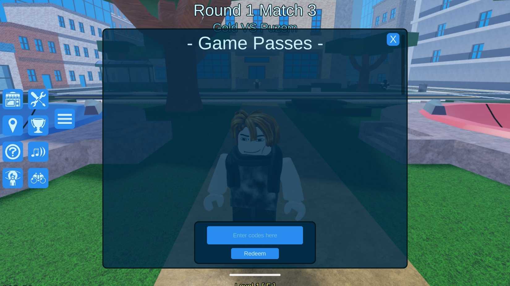 Totally Accurate Tops the codes tab