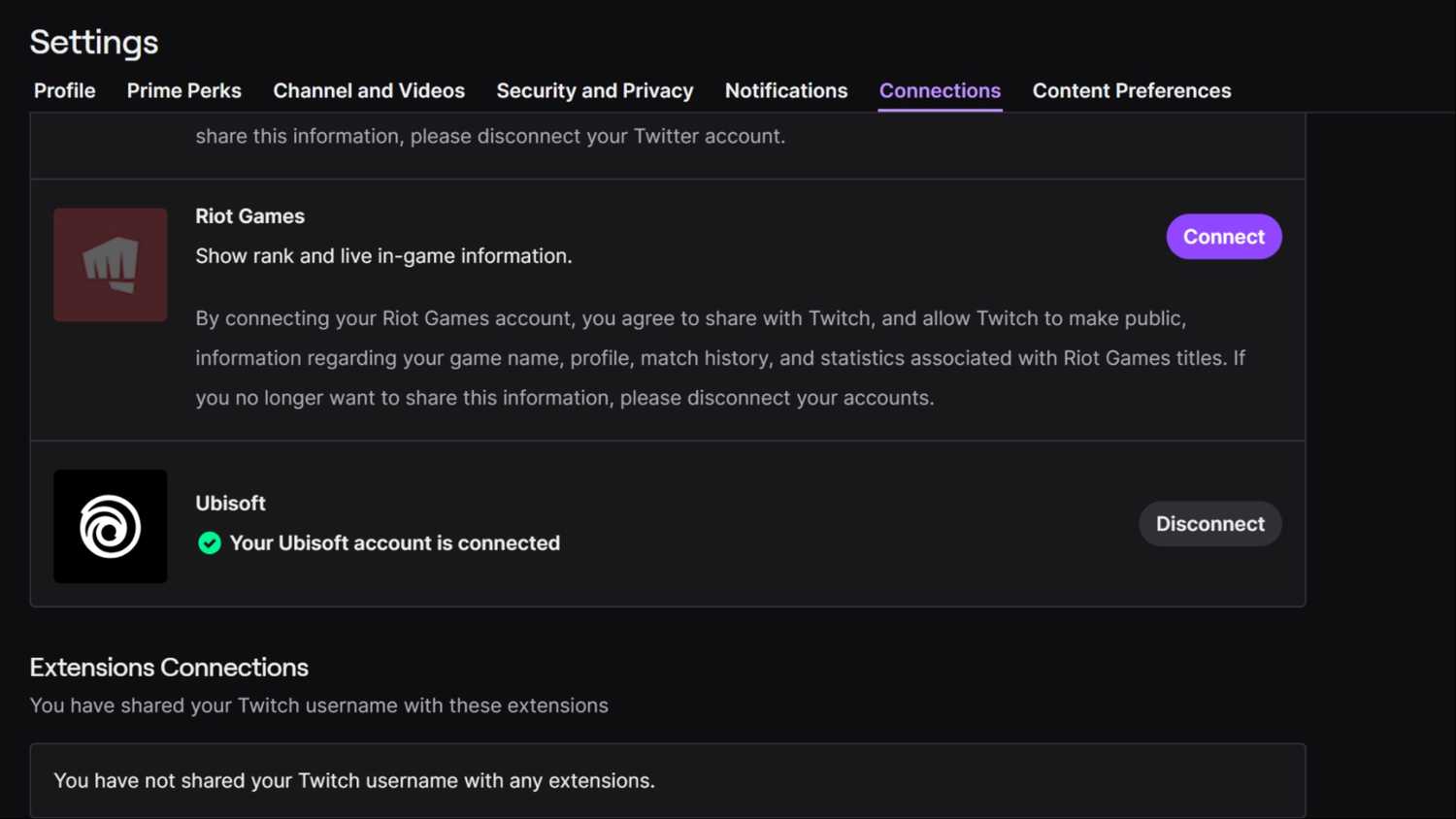 Twitch育碧连接屏幕