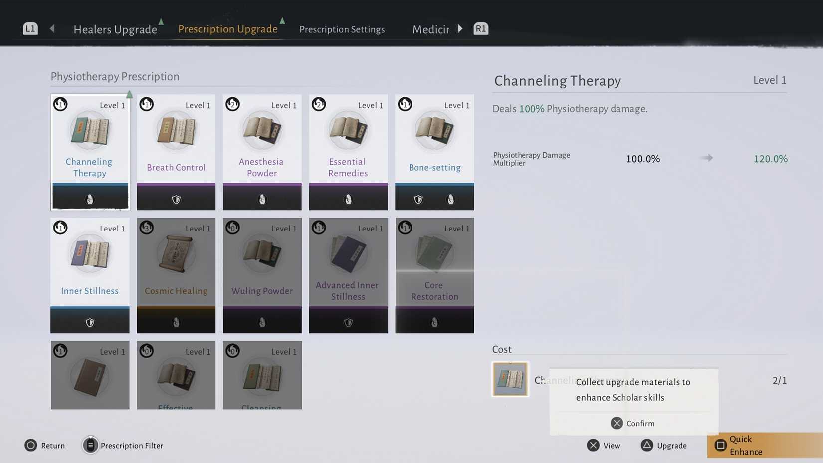 upgrade prescription cards in wwm where winds meet