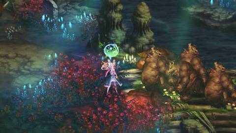 Using magic against a bunch of enemies - ASTRA Knights of Veda