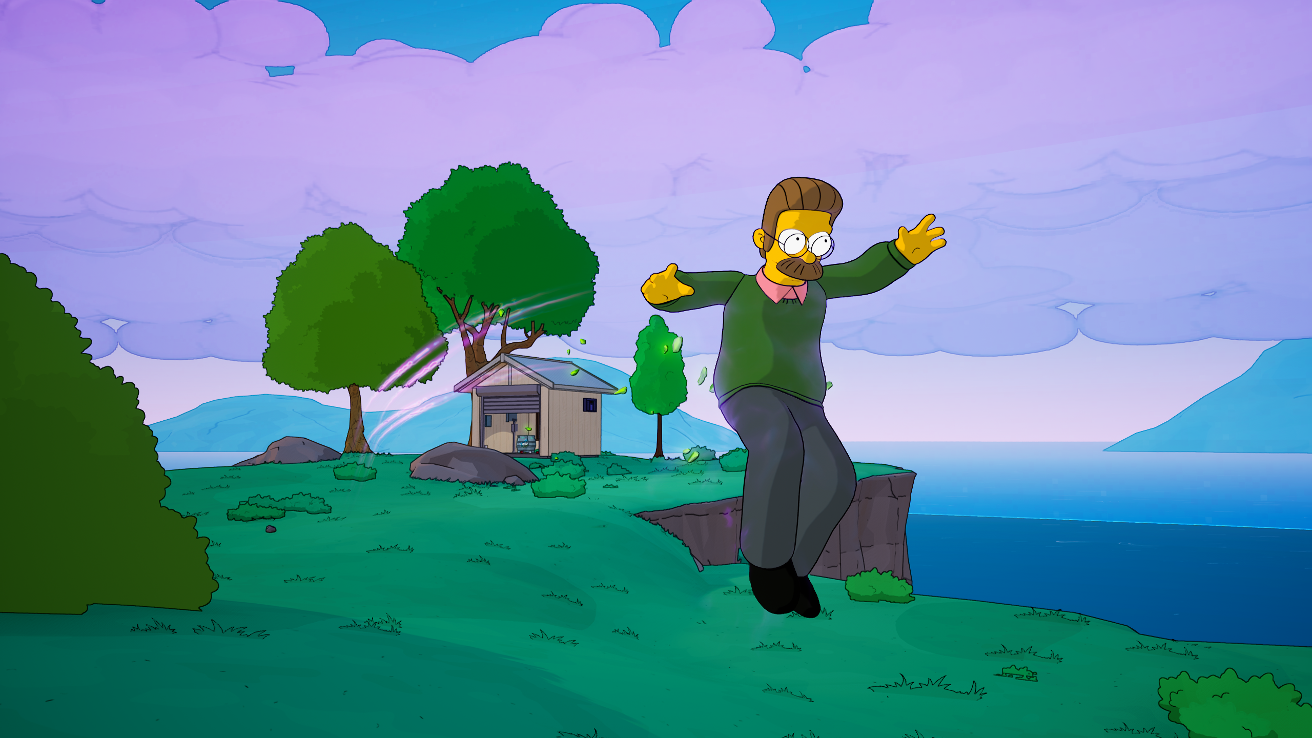 How to Zero Point Dash in Fortnite Simpsons