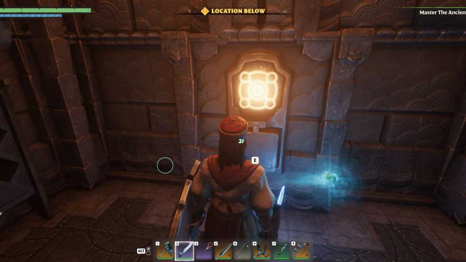 Veilwater Basin Ancient Spire 1st Hidden Button Enshrouded