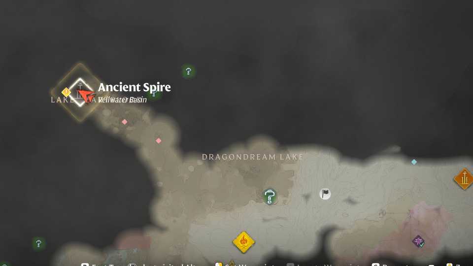 Veilwater Basin Ancient Spire Location