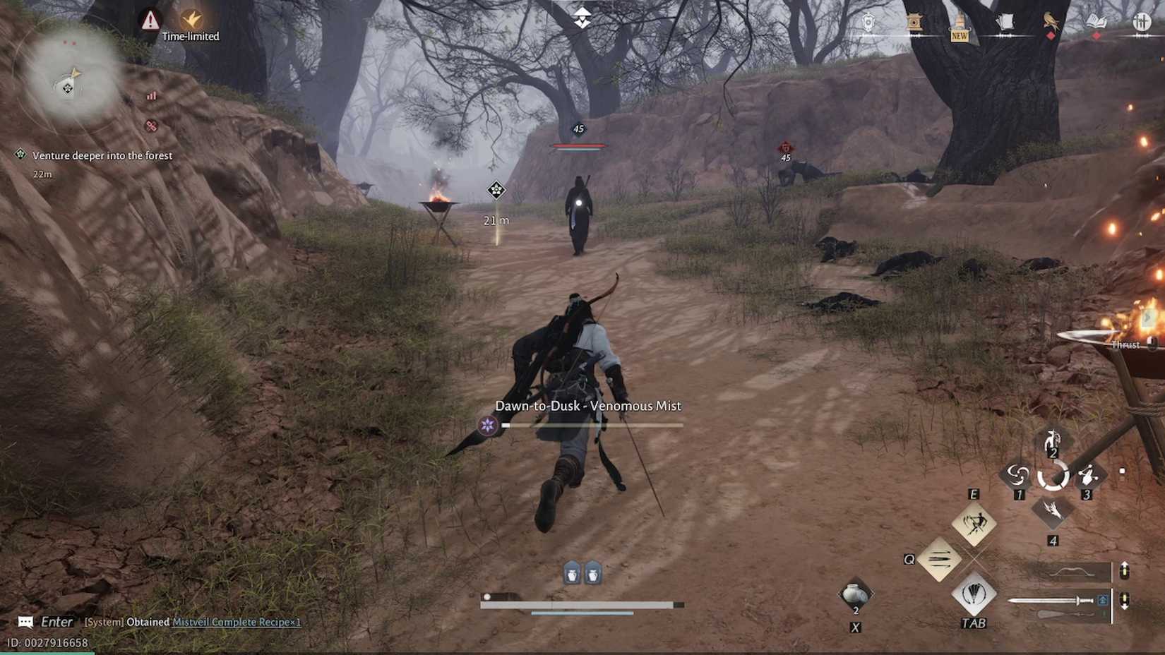 venture deeper into the forest ephemeral blight Where Winds Meet