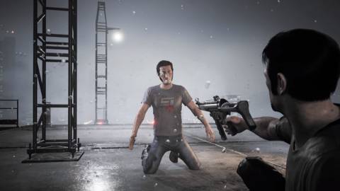 Vincent taking aim at Leo in A Way Out