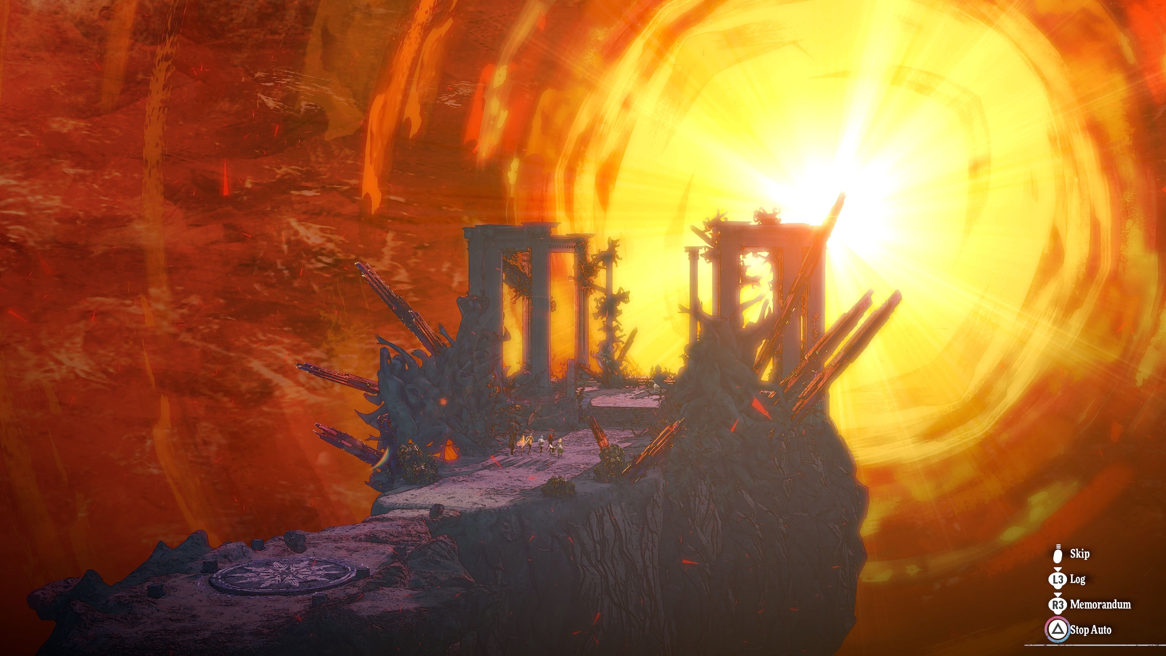 Walking toward the end zone in Metaphor ReFantazio