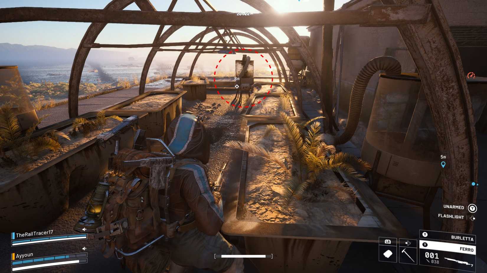 Bomba de água em jardim na cobertura danificado Iniciativa inesperada ARC Raiders Missão Iniciativa Inesperada em ARC Raiders – Guia Completo | Dropraro