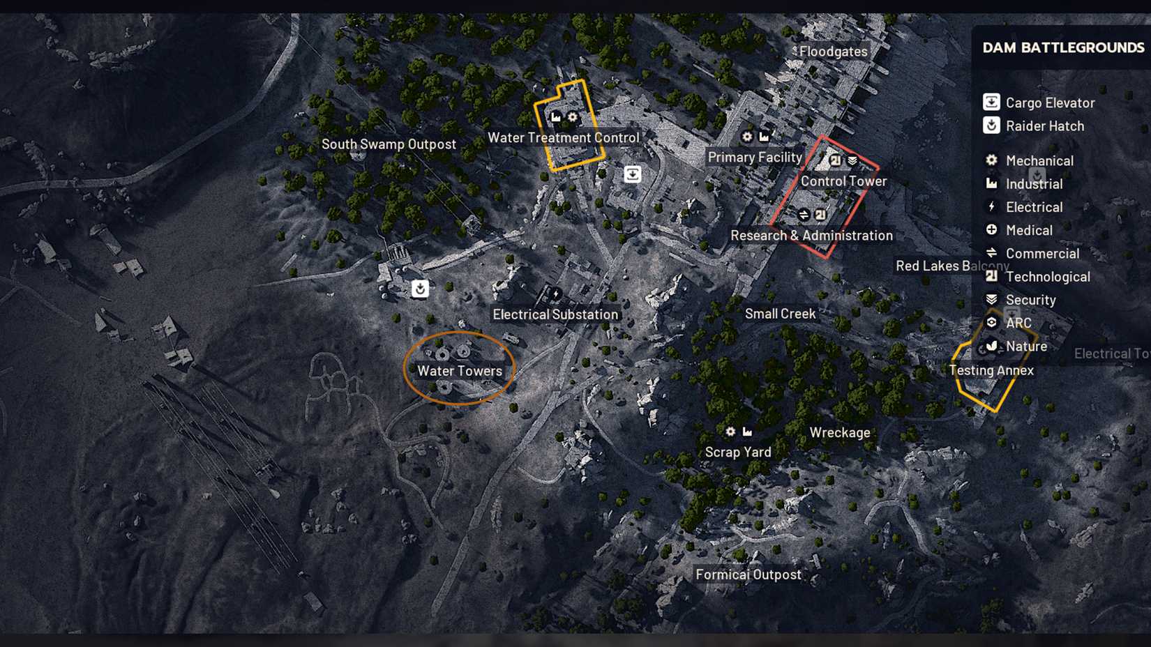 Localização das torres de água em ARC Raiders ARC Raiders locais de saque subestimados Dropraro