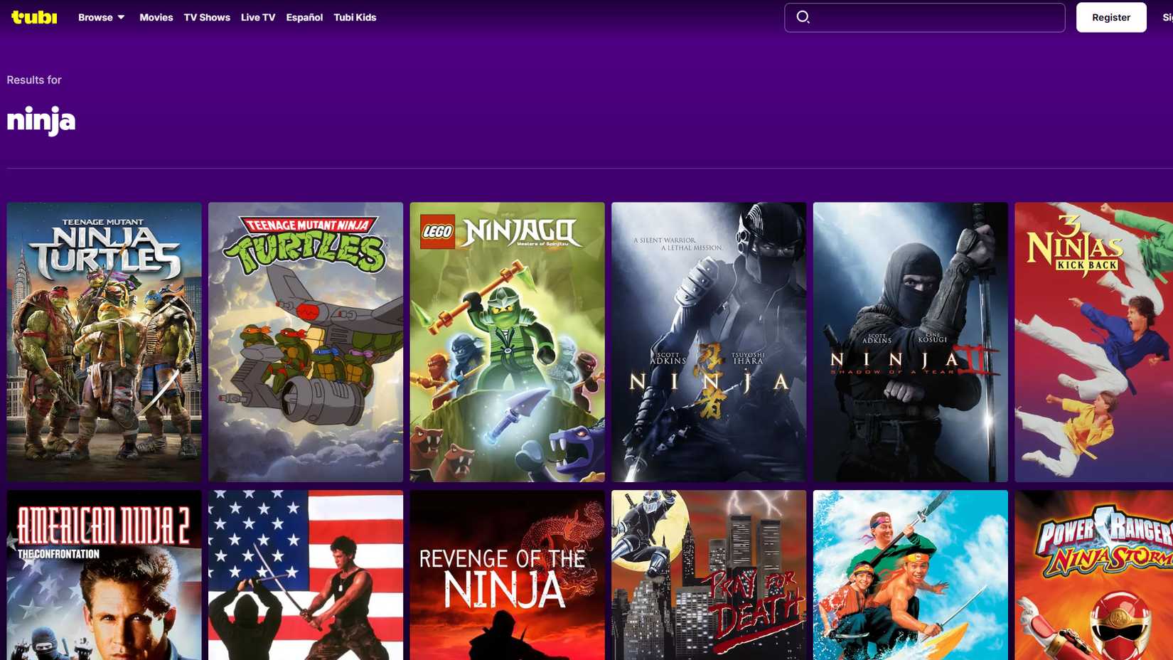 onde assistir ninja 1 e 2