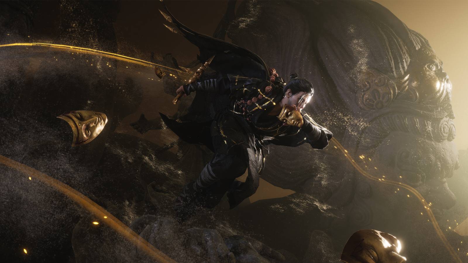 where winds meet golden masks