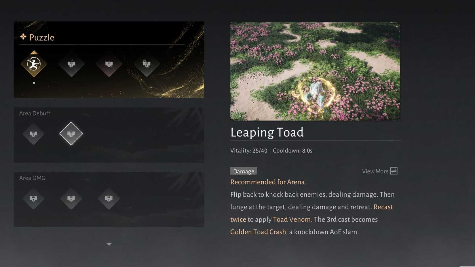 Where Winds Meet Leaping Toad