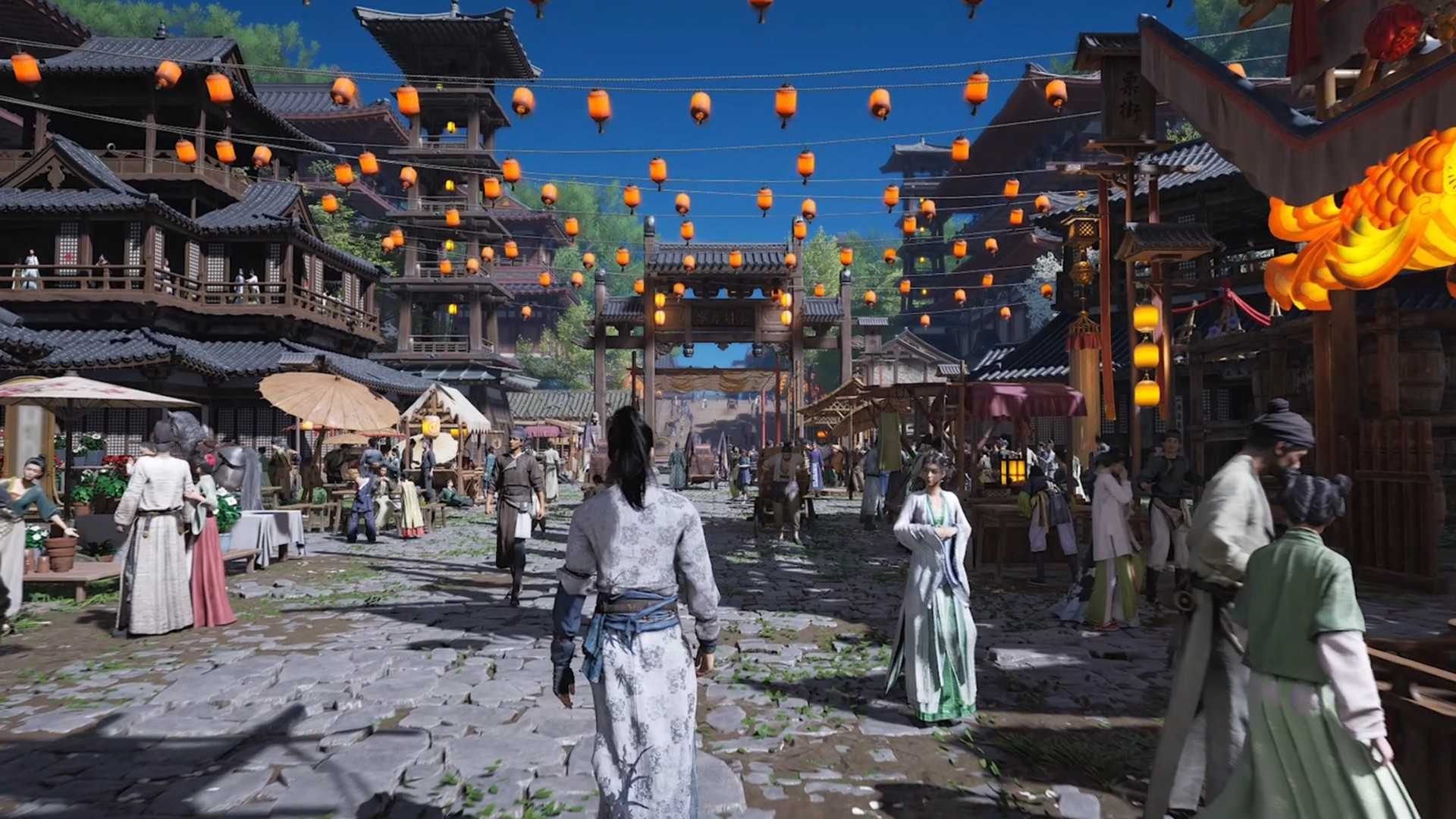 Where Winds Meet Open World City Streets