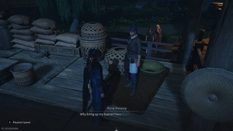 Where Winds Meet Tearless Farewell Quest talk to Zhong Wenping