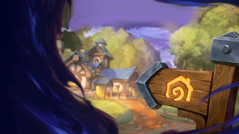 world of warcraft deep dive player housing sign logo