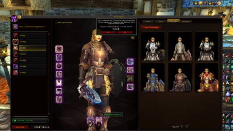 world of warcraft midnight beta transmog outfit unlock dialogue box