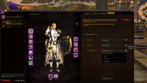 world of warcraft midnight beta transmog situations specializations