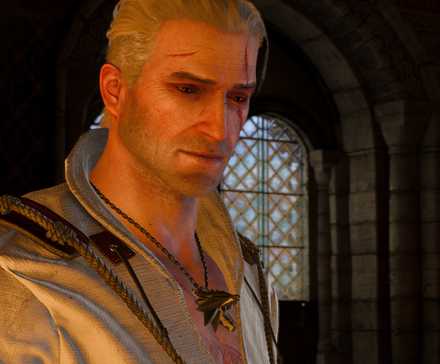 Young Geralt in The Witcher 3 Wild Hunt