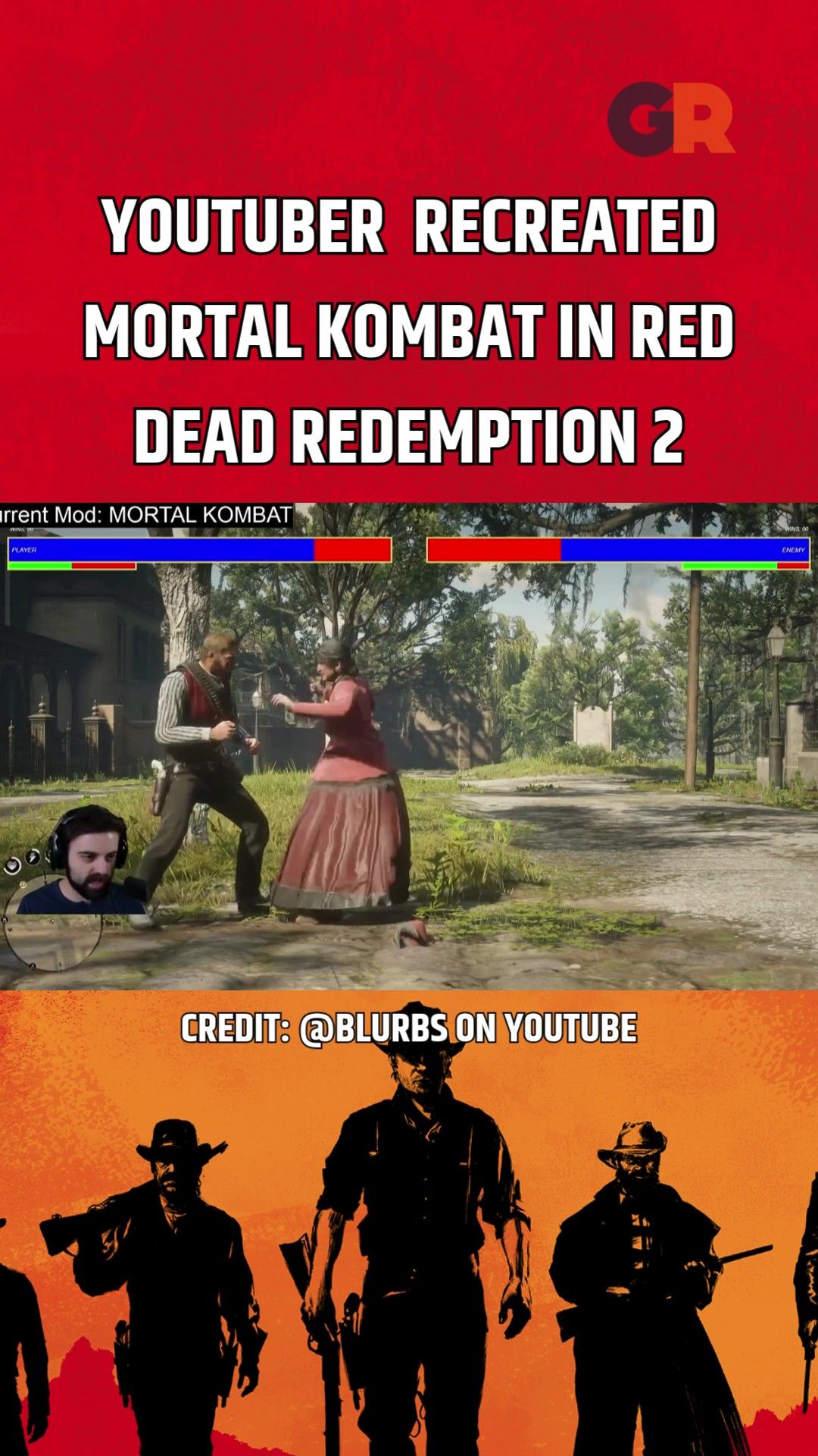 Youtuber Recreated Mortal Kombat in Red Dead Redemption 2 - frame at 0m10s