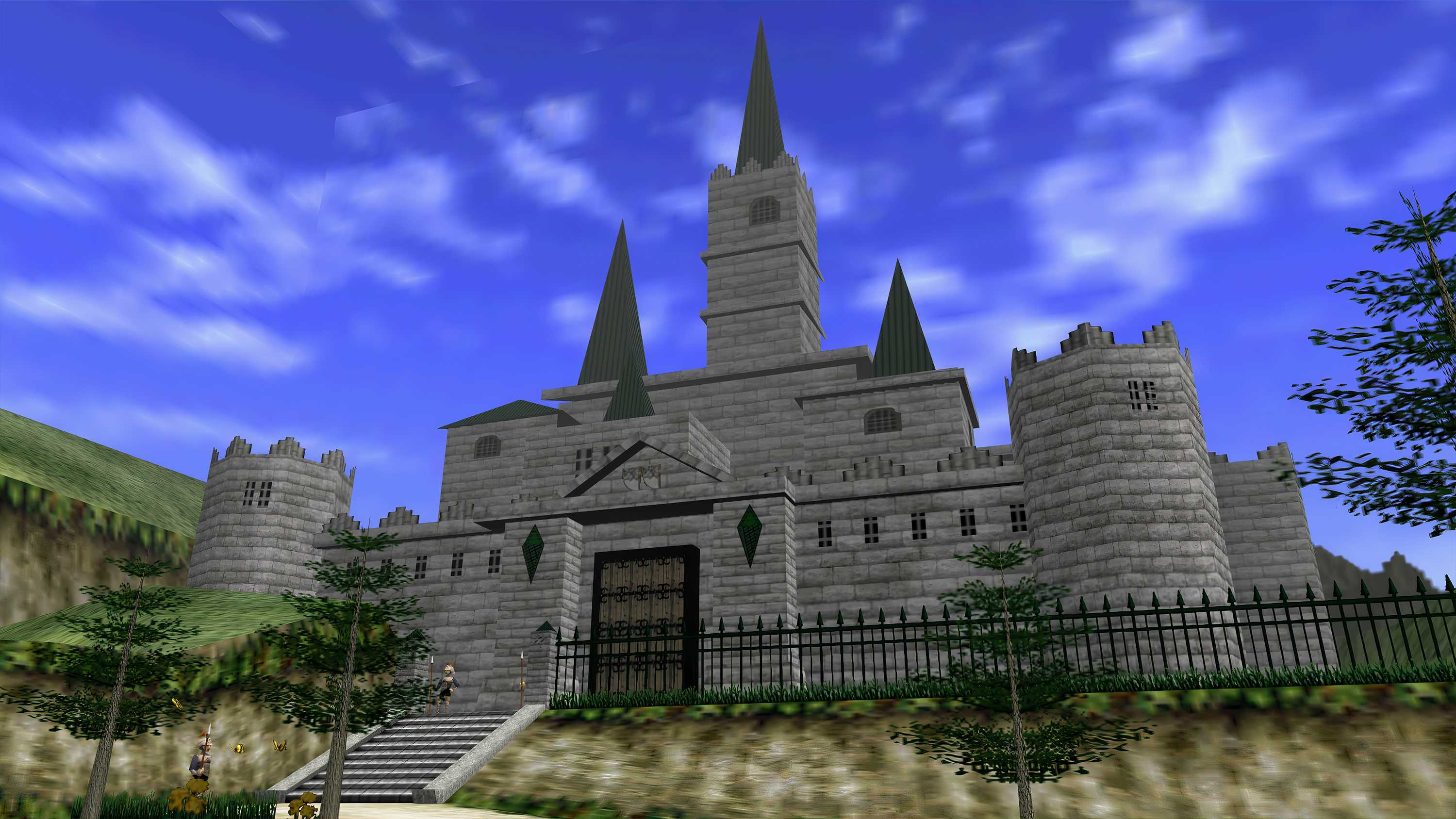 Zelda Ocarina of Time Hyrule Castle